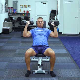 Seated DB Shoulder Press